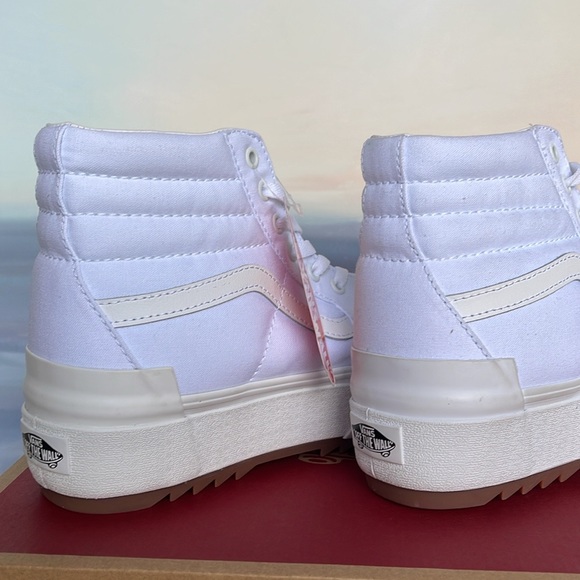 Vans WMNS Sk8-Hi Stacked (Canvas) True White
VN0A4BTWL5R Platforms Sneakers NIB - Picture 15 of 16